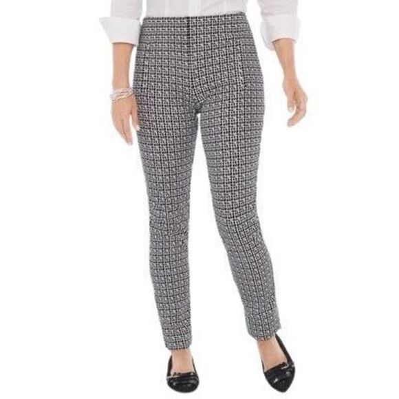 CHICO’S TUMMY CONTROL PANTS SIZE 1R - Picture 3 of 8